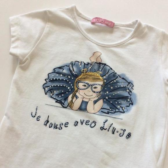 Girls Liu Jo Baby Short Sleeve Tee - Picture 3 of 3